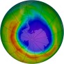 Antarctic Ozone 2009-10-06
